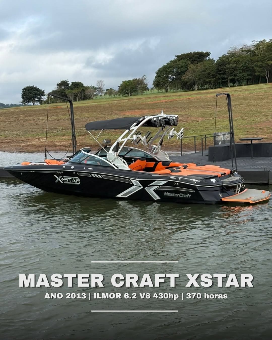 Lancha MasterCraft XStar 2014 para wakeboard à venda na Marreco Wake Boats