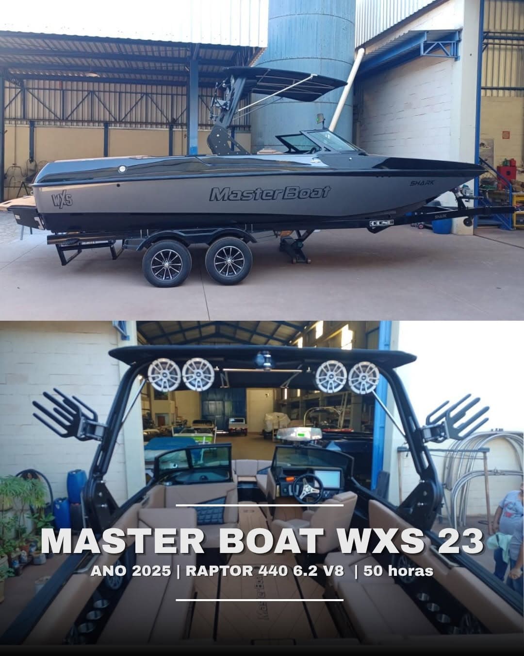 Lancha Masterboat WXS 23 2025 para wakeboard à venda na Marreco Wake Boats