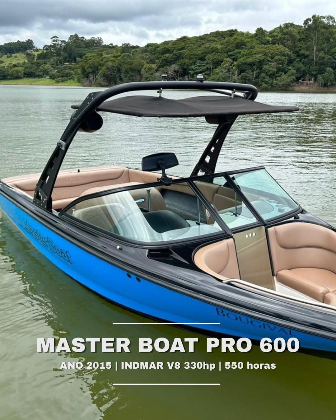Lancha Master Boat Pro 600 (Ski) 2015 para wakeboard à venda na Marreco Wake Boats