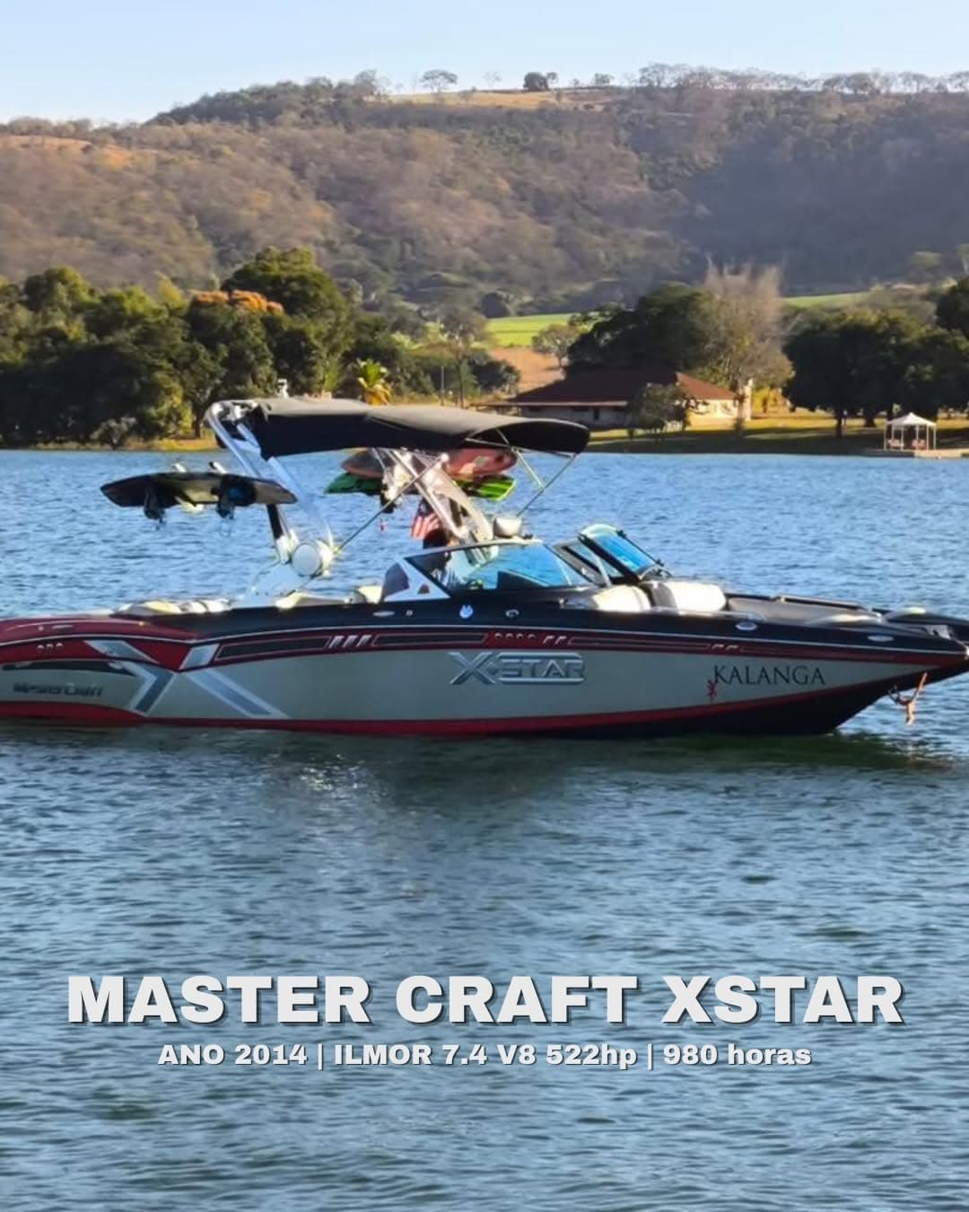 Lancha MasterCraft XStar 2014 para wakeboard à venda na Marreco Wake Boats
