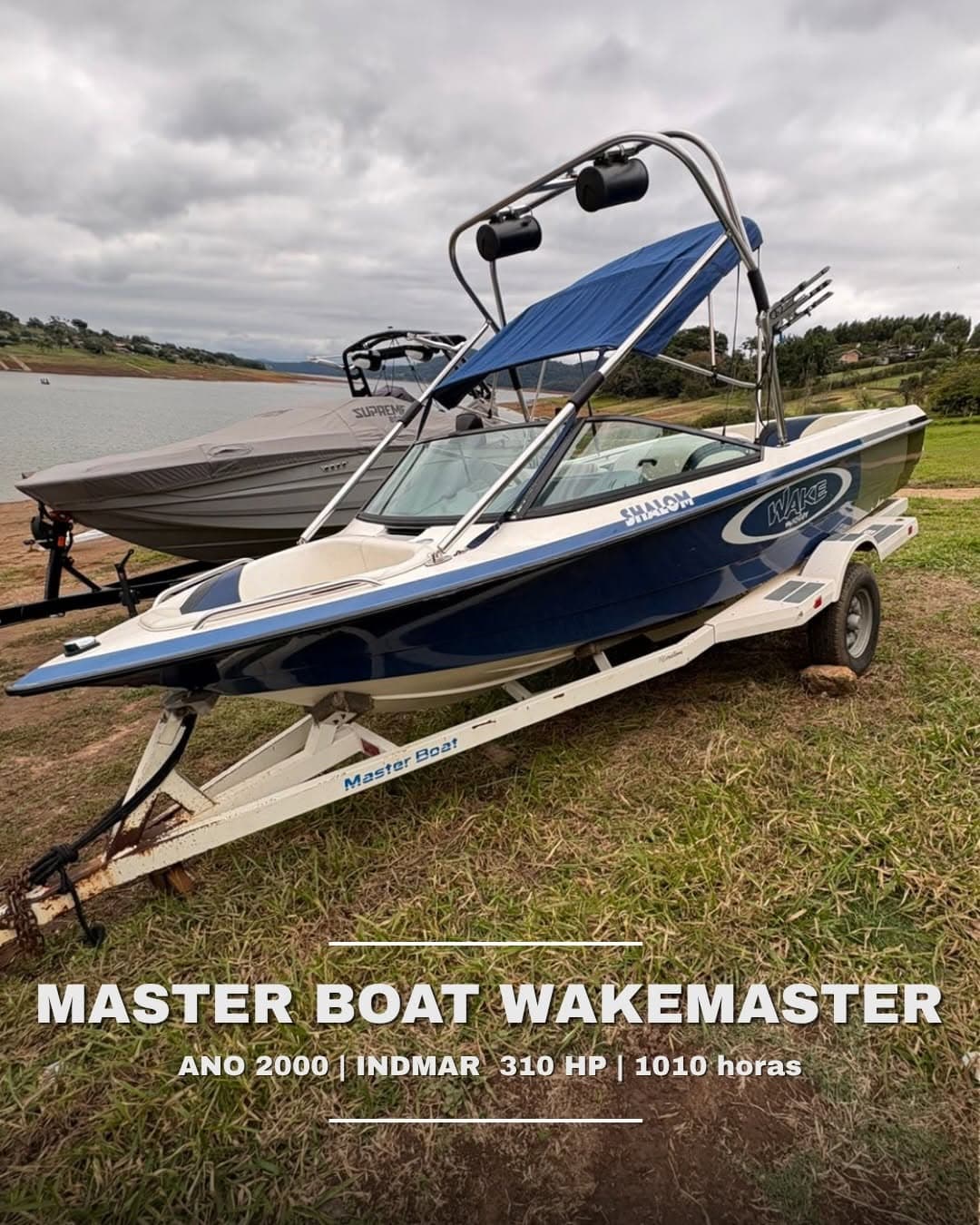 Lancha Master Boat WakeMaster 2000 para wakeboard à venda na Marreco Wake Boats